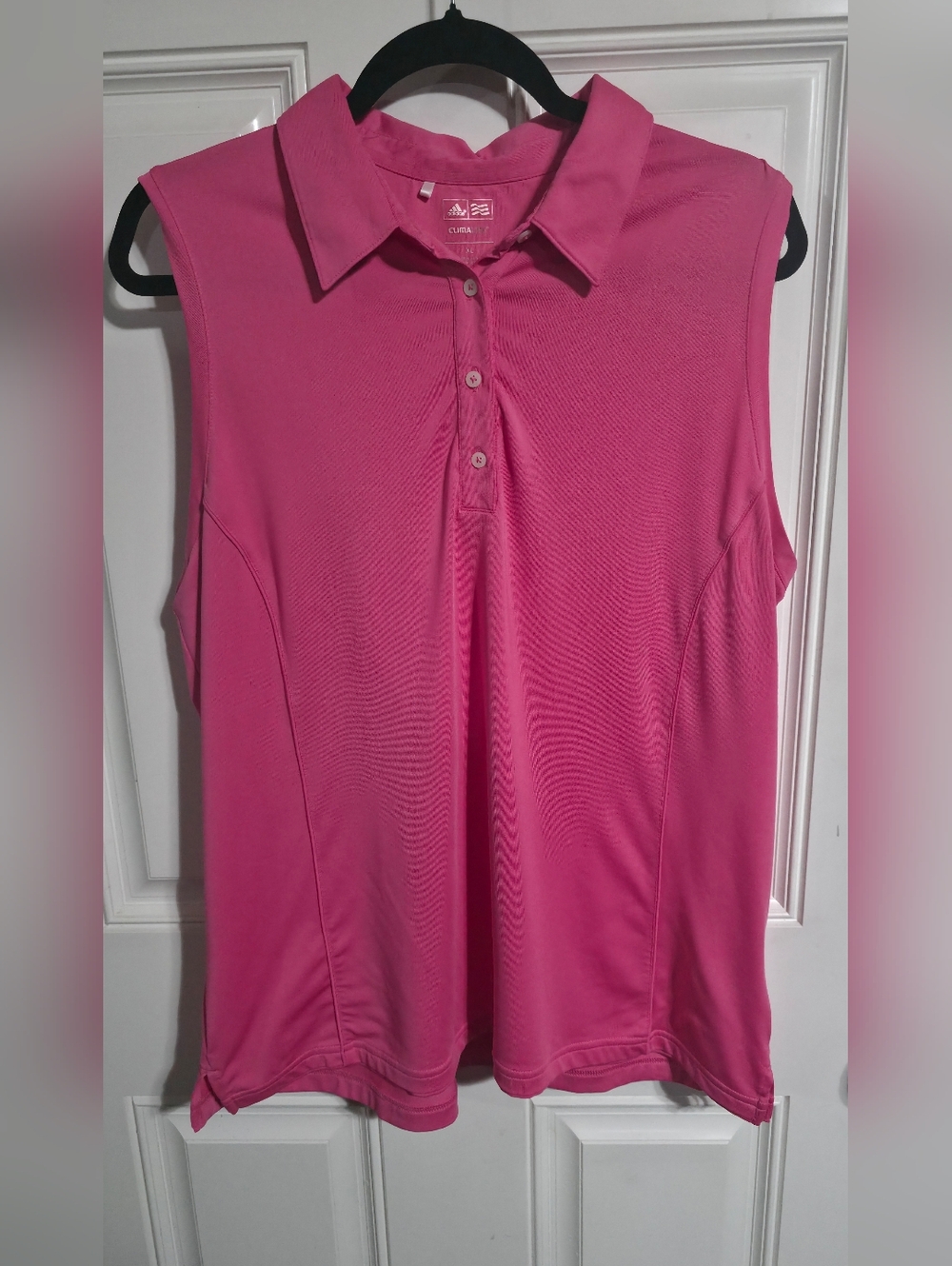 Adidas Women’s Sleeveless Polo Tank Top - Hot Pink